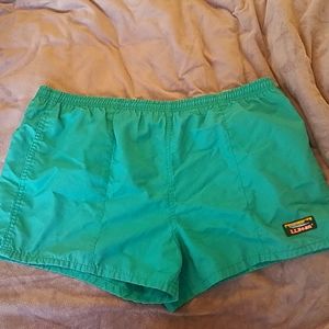 Green LL Bean shorts